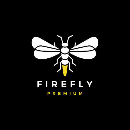 firefly logo vector icon illustrationのイラスト素材