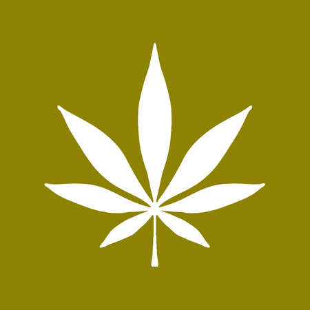 cannabis   icon illustrationのイラスト素材