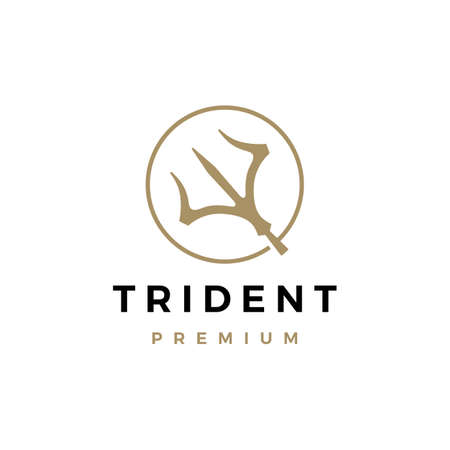 trident l  icon illustrationのイラスト素材