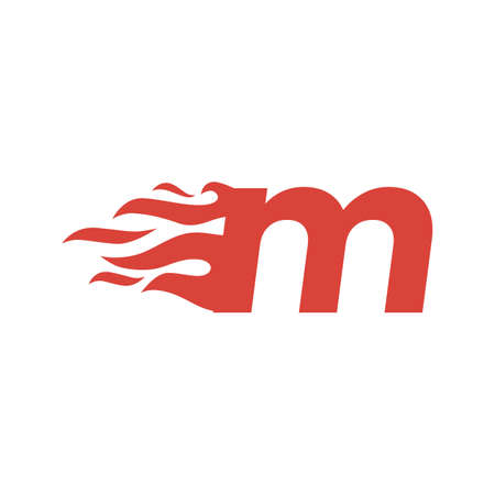 Letter M Logo Vector Icon Illustrationのイラスト素材