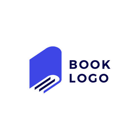 book logo vector icon illustrationのイラスト素材