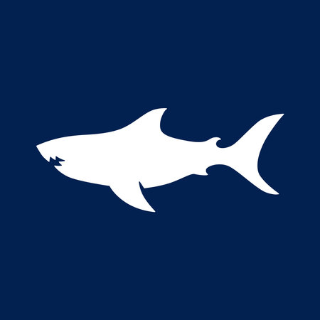 shark logo vector icon illustrationのイラスト素材