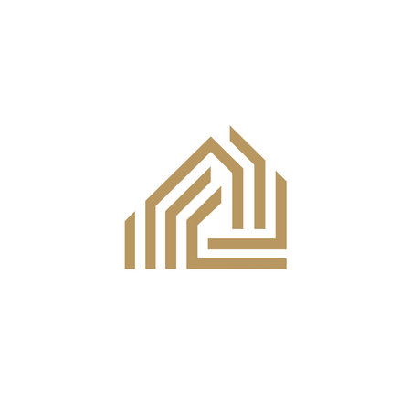 house home mortgage real estate logo vector icon illustrationのイラスト素材