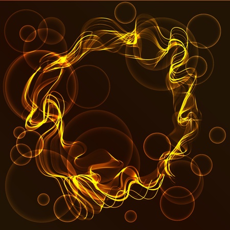 Abstract background red, fire over darkのイラスト素材