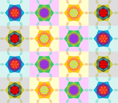 seamless patterns with colorful texture, beautiful illustrationのイラスト素材