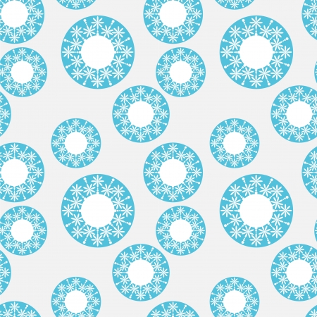 Seamless pattern with blue circles background, illustrationのイラスト素材