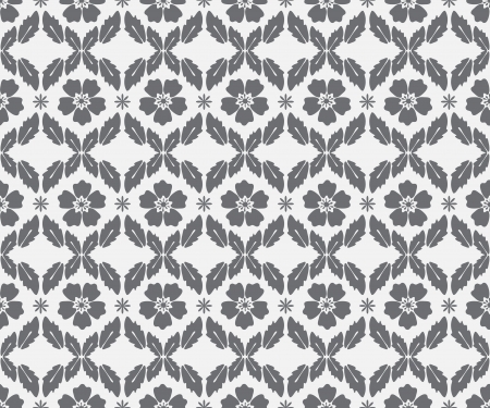 Seamless floral background, illustrationのイラスト素材