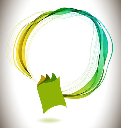 Abstract colorful background book icon and wave, education designのイラスト素材
