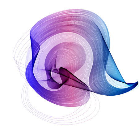 Abstract modern background, colorful wavyのイラスト素材