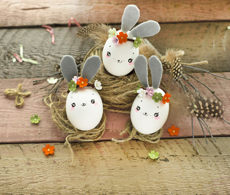 Easter decoration for homeの写真素材