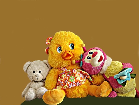 three friends going out togetherの写真素材