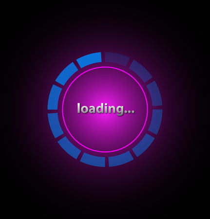 Loading icon Progress loading icons. Vector illustrationLoading icon Progress loading icons. Vector illustrationのイラスト素材