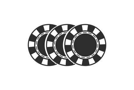 Poker Chip Queen, Texas Holdem, Clubs Playing Card, Gambling, Casino Betting.のイラスト素材