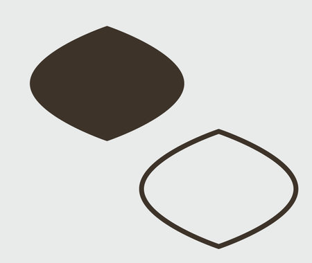 Wedding frame. Mailbox Monogram, Basic Shape, Monogram Frame. Empty frame label. Vector Template.のイラスト素材