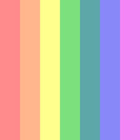 Dull rainbow colors in retro style. Vector Backgroundのイラスト素材