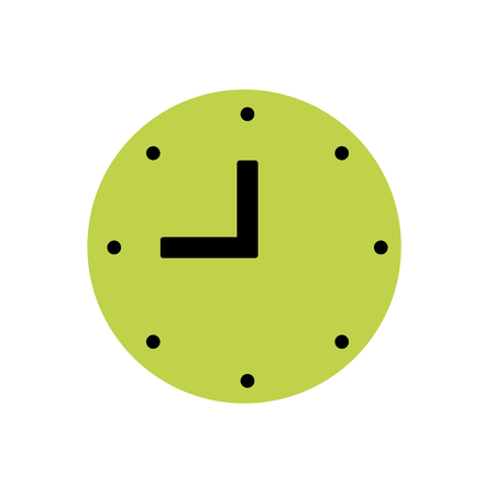 Clock icon in trendy flat style isolated on background. Clock icon page symbol for your web site design Clock icon logo, app, UI. Clock icon Vector illustrationのイラスト素材