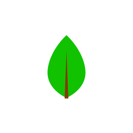 Tree. Flat design. Vector illustration. Vector symbol for website design, web button, mobile application.のイラスト素材