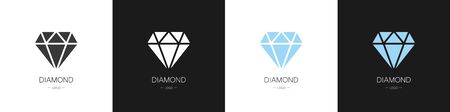 Set of diamonds   Collection. Modern style. Vector illustration.のイラスト素材