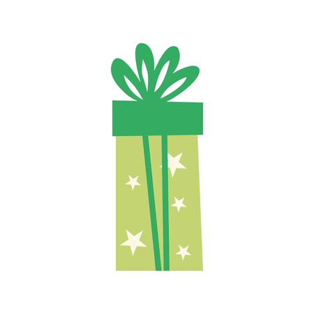 Gift box. Flat style. Vector illustrationのイラスト素材