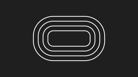 Running track icon. Place for sporting events.Vector illustrationのイラスト素材