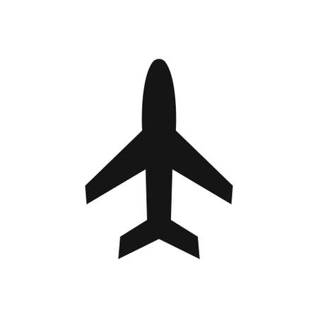 Airplane icon. Airport and air transport concept. Vector illustrationのイラスト素材