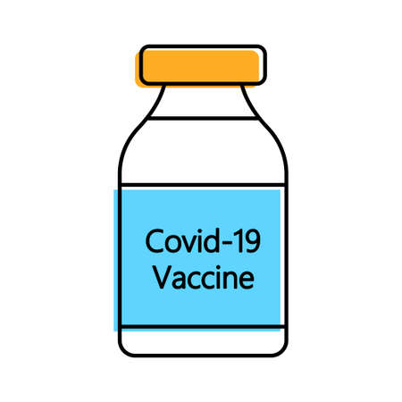 Vaccine against COVID-19. Immunization or vaccination. Vector illustrationのイラスト素材