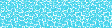 blue water background. The texture of the water. Sea, ocean or pool. vector illustration.のイラスト素材
