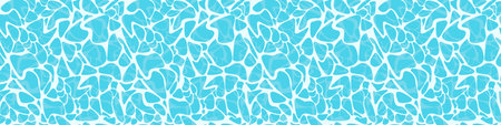 blue water background. The texture of the water. Sea, ocean or pool. vector illustration.のイラスト素材