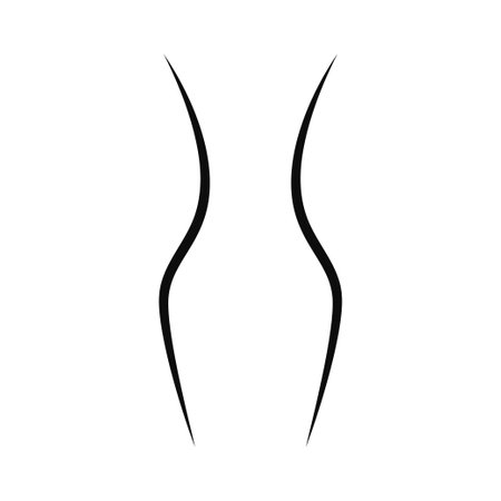 Thin waist icon. weight loss. Body slimming. vector illustration.のイラスト素材