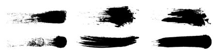 Brush strokes. Ink splatter. Grunge. Vector illustrationのイラスト素材
