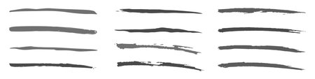 Brush strokes. Ink splatter. Grunge. Vector illustrationのイラスト素材
