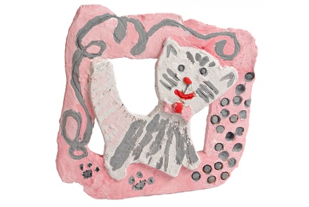 Clay catの写真素材