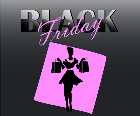 Black Fridayのイラスト素材