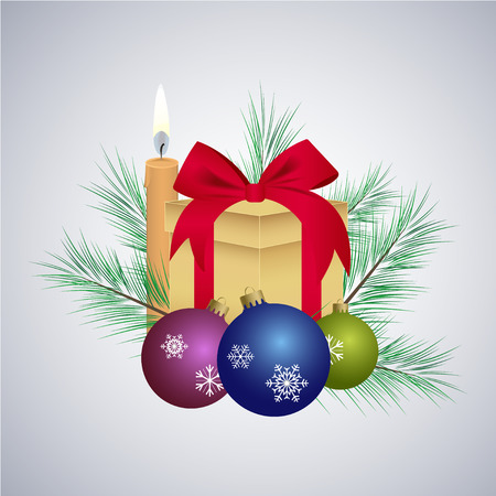 Merry Christmas and Happy New Yearのイラスト素材