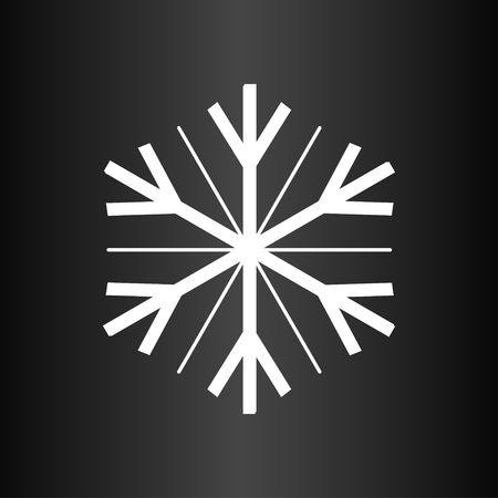 Snowflake on the dark backgroundのイラスト素材