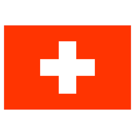 Flag of  Switzerlandのイラスト素材