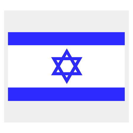 Israel  flagのイラスト素材