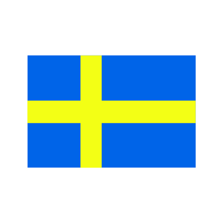 Flag of Swedenのイラスト素材