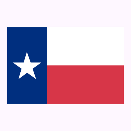 State of Texas flag iconのイラスト素材