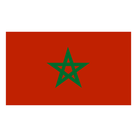 Flag of Moroccoのイラスト素材