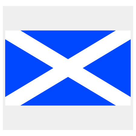 Flag of Scotlandのイラスト素材