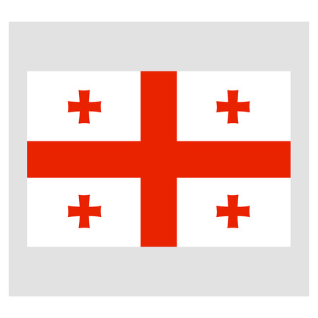 Flag of Georgiaのイラスト素材