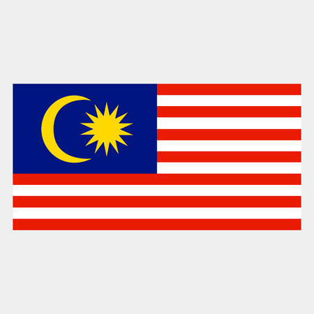Flag of Malaysiaのイラスト素材