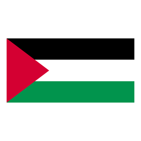 Flag of Palestineのイラスト素材
