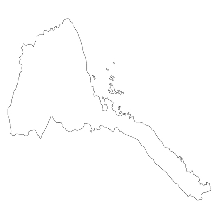 Territory and flag of Eritreaのイラスト素材