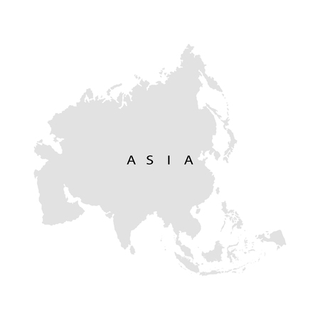 Continent Asiaのイラスト素材
