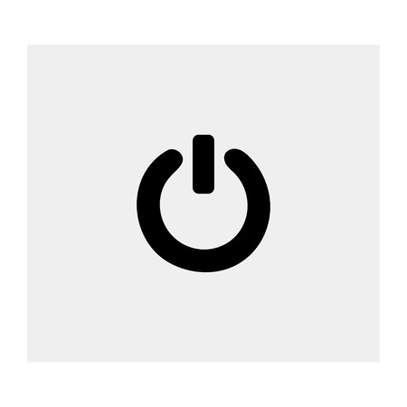 Power button iconのイラスト素材