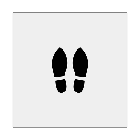 Footprint iconのイラスト素材