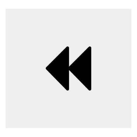 Rewind button iconのイラスト素材