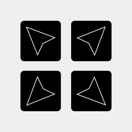 GPS arrowのイラスト素材